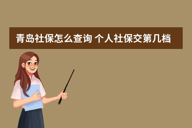 青岛社保怎么查询 个人社保交第几档划算